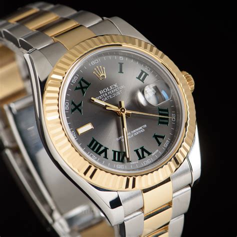 rolex datejust two tone 41mm.